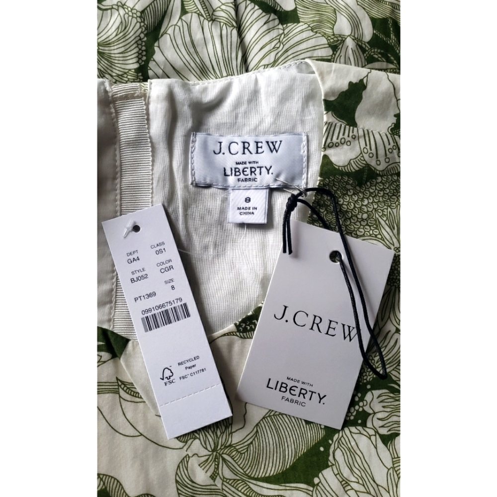 27. J.Crew Cutout dress in Liberty® Linear floral fabri - Picture 12 of 12